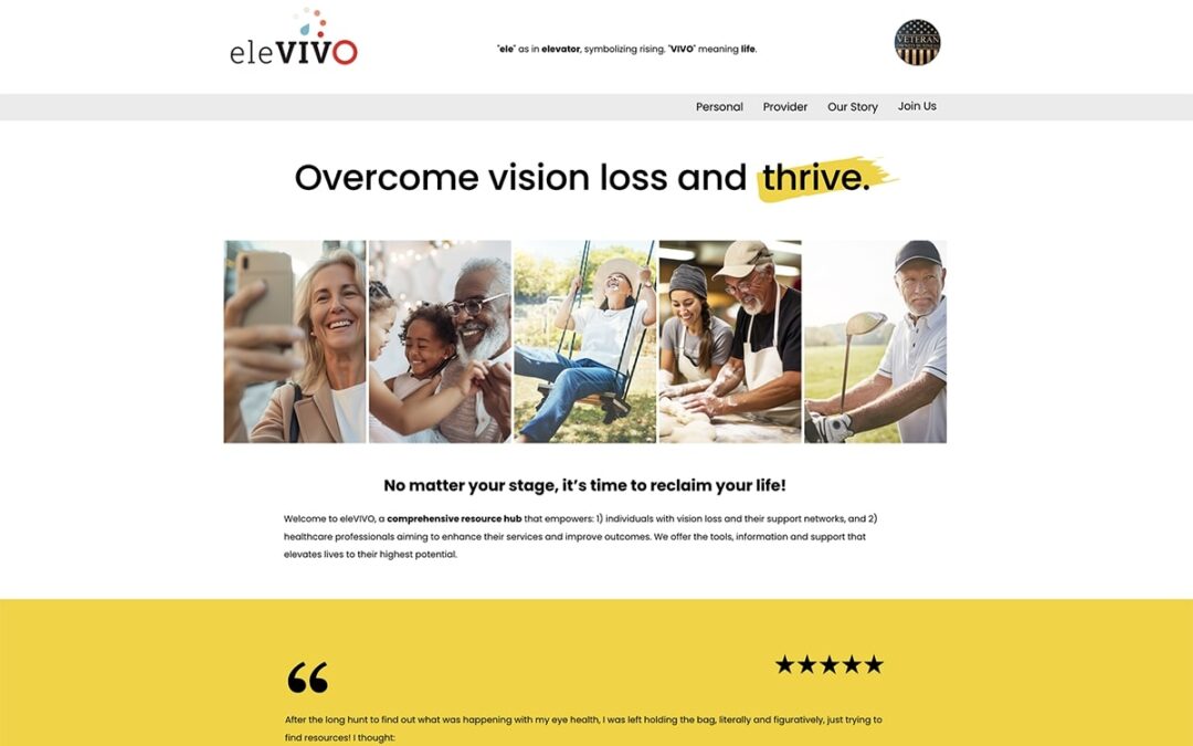 Transforming the Online Presence of a Vision Impairment Support Organization