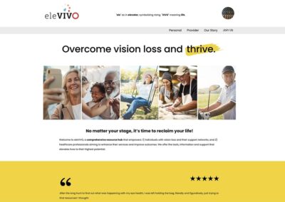 Transforming the Online Presence of a Vision Impairment Support Organization